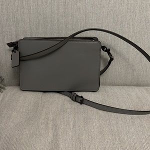 Grey Coach Crossbody Bag